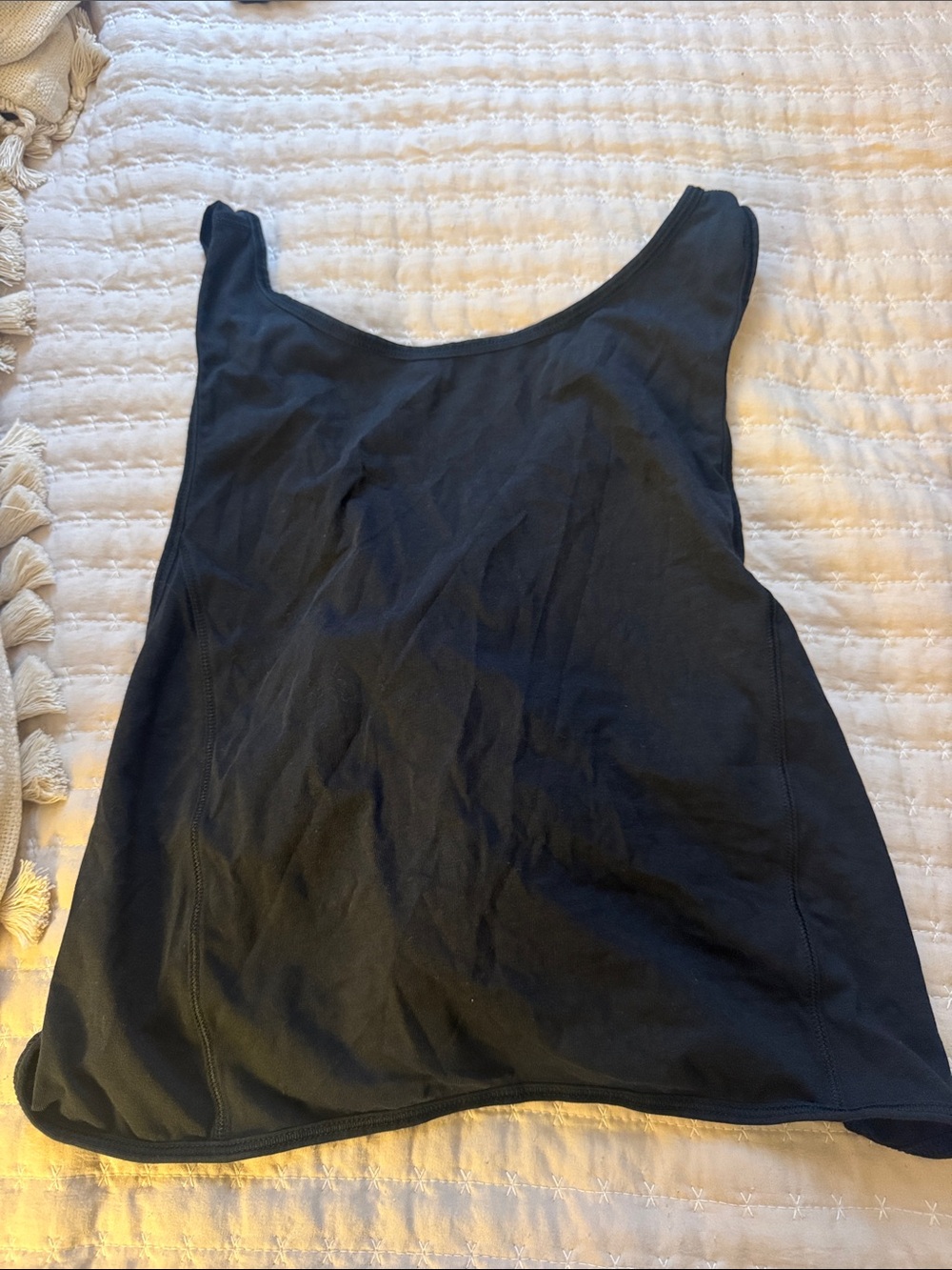 Lululemon crop tie back tank